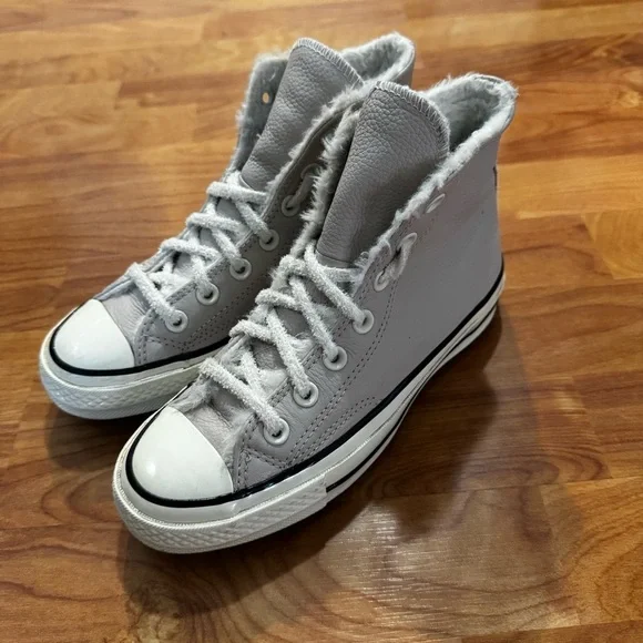 Converse Chuck 70 Hi Cozy Club Womens Size 5 Light Pink Athletic Shoes Sneakers - Picture 4 of 16